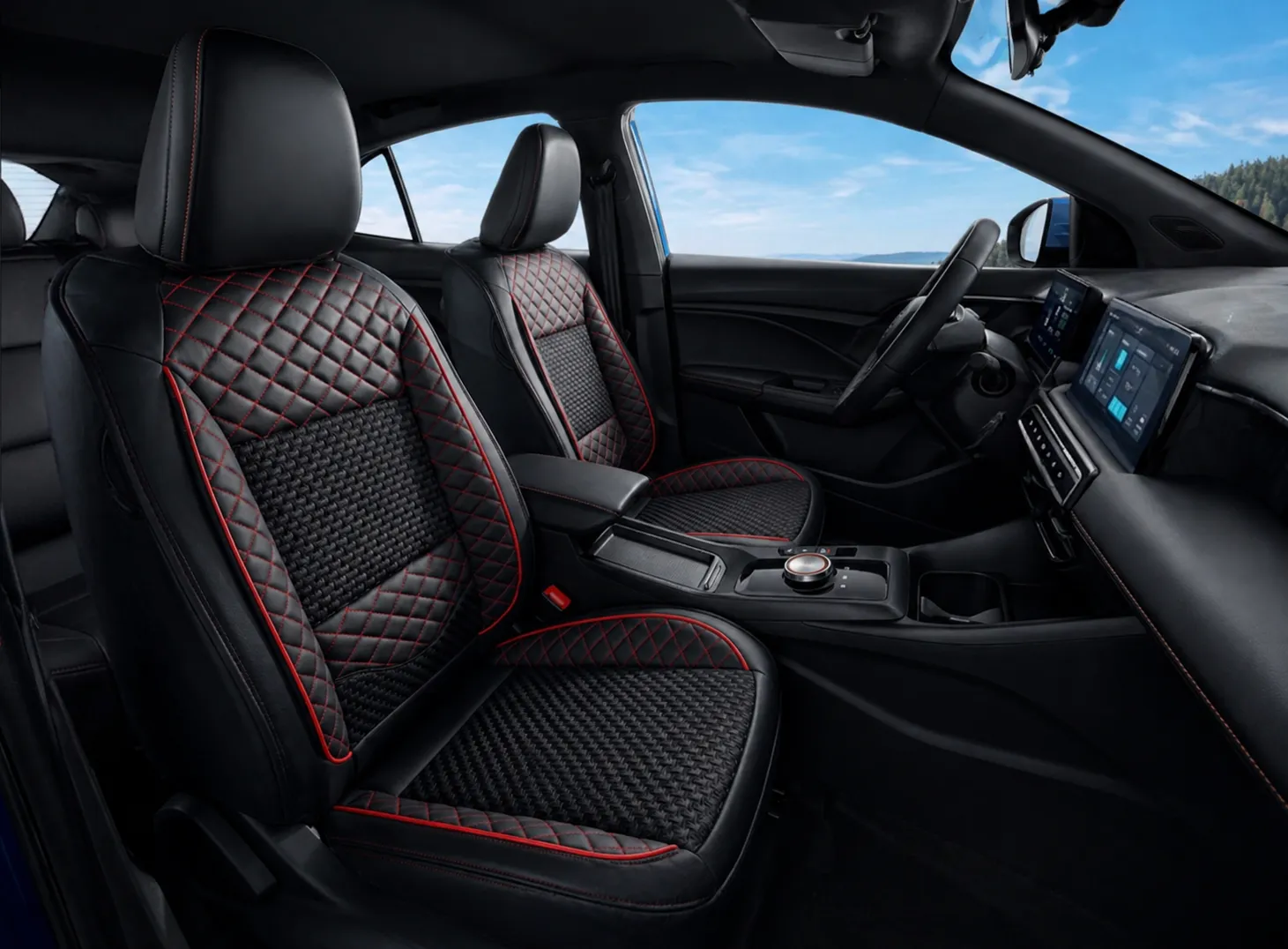 Coprisedile premium MGSeatCovers, MG3, Rosso